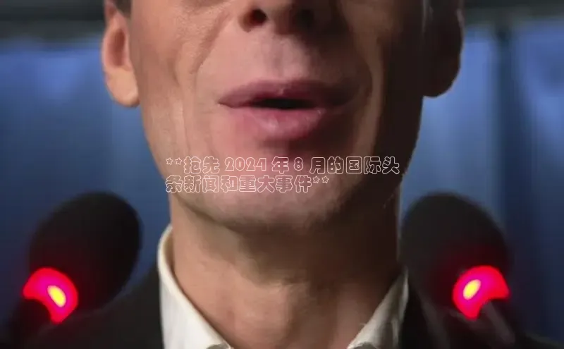 悟空体育网页彩讯股份**抢先 2024 年 8 月的国际头
条新闻和重大事件**